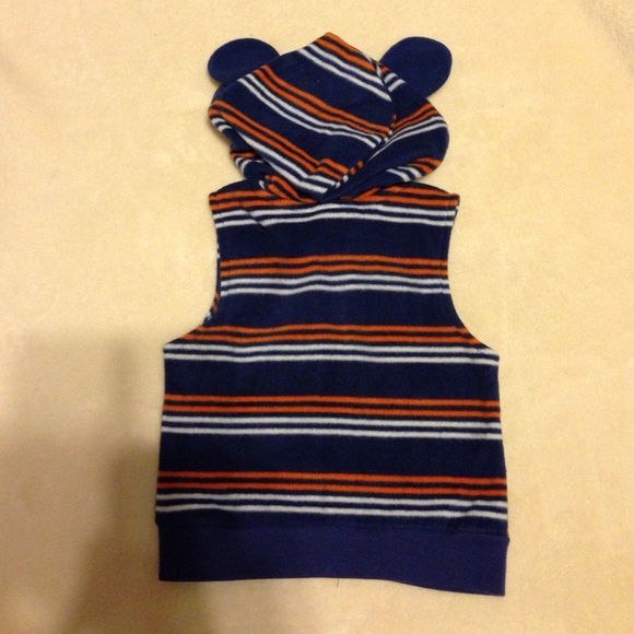Disney Tigger Ear Hooded Fleece Vest - Picture 5 of 5